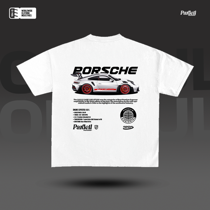 Plantilla Porsche 911 Gt3 RS 2024 - T-shirt designs – Pardell