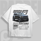 Template car design Broco Raptor t-shirt design PNG