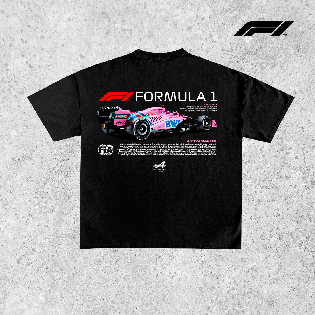 Alpine Scuderia Formula 1 - t-shirt design