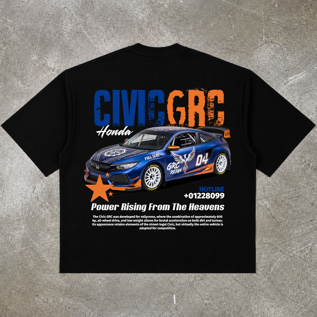 Honda Civic GRC t-shirt design for print