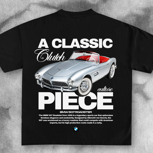 car t-shirt design - bmw 507