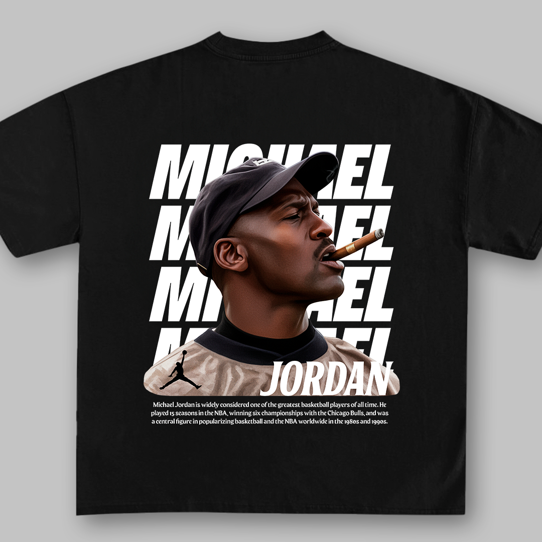 M. Jordan Classic download t-shirt design png