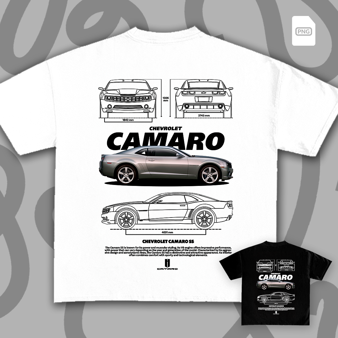 Chevrolet Camaro SS t-shirt design