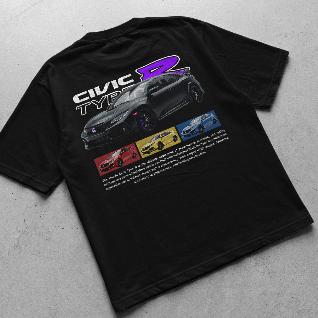 Type R Merch Digital File - Honda Civic Type-R t-shirt design - Pardell