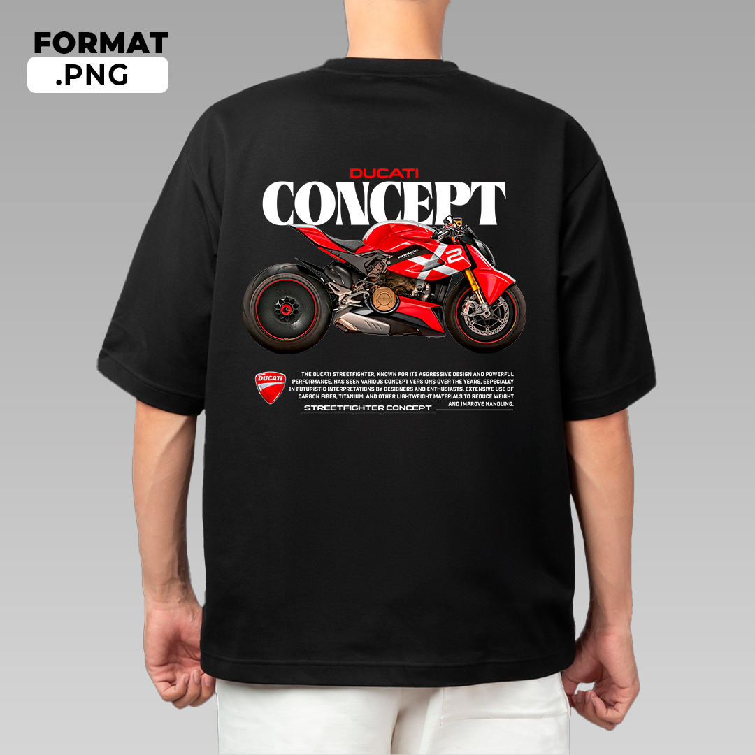 Ducati Futuristic Concept - T-shirt design