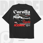 Template car Corolla AE86 - car t-shirt design