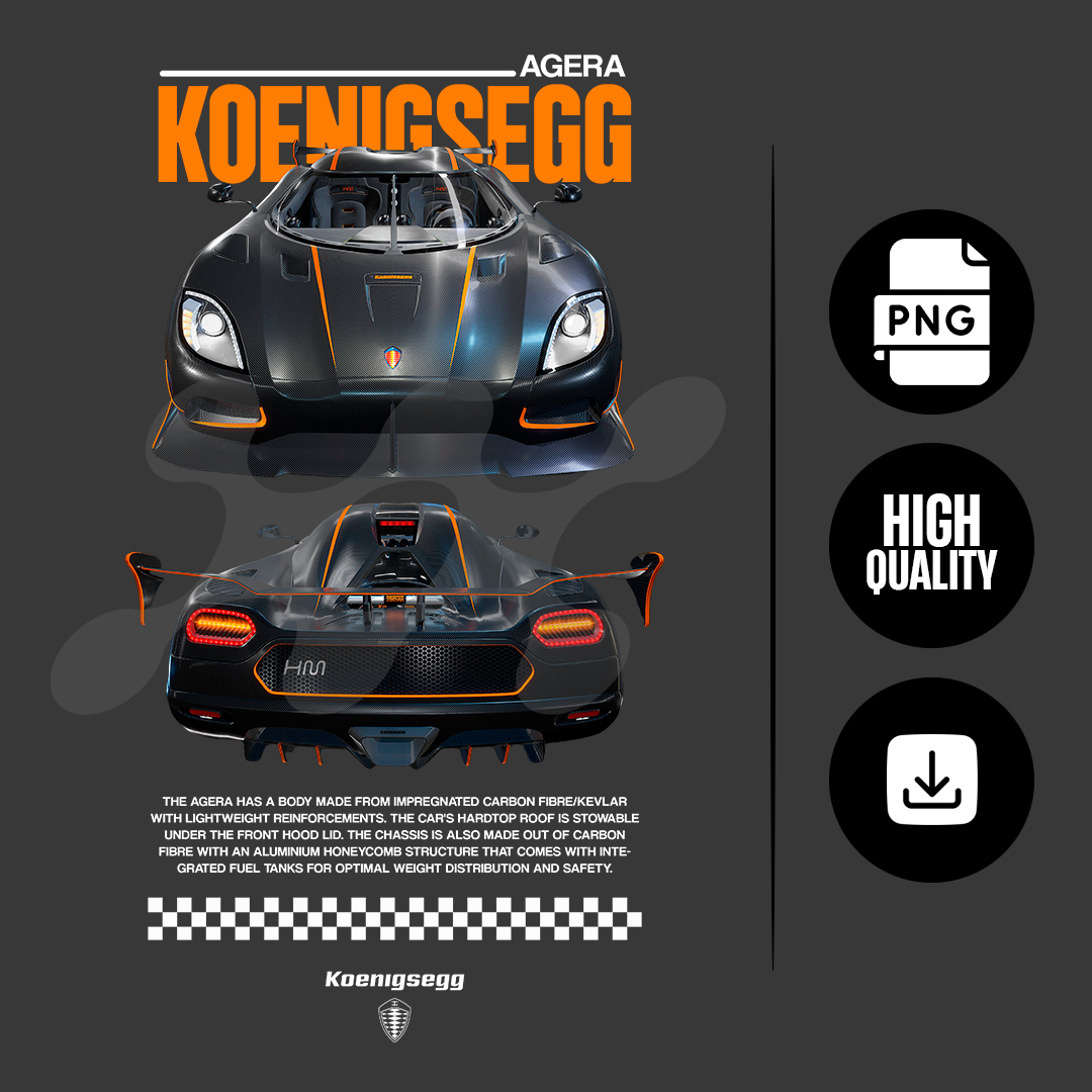 Car t-shirt design - KOENIG AG