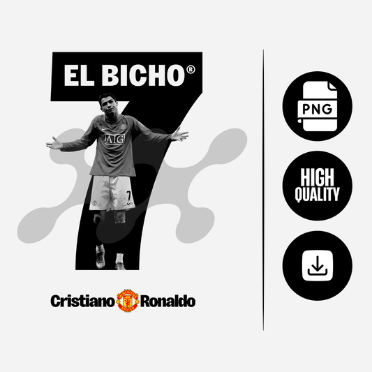 Football t-shirt design - CRISTIANO R. - digital product