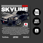 Street racing vibes T-shirt artwork – printable