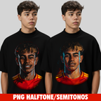 Yamal Football player t-shirt design