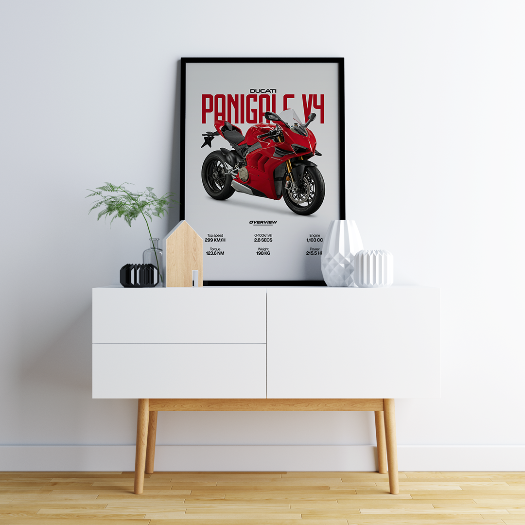 Digital Poster - Ducati Panigale V4 for print