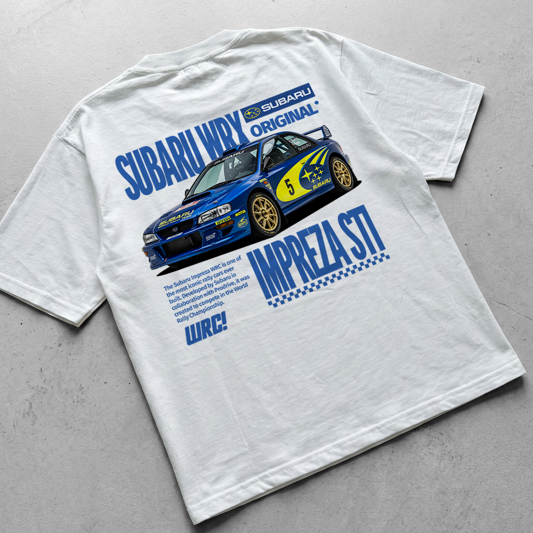 Subaru Impreza WRX STi wrc t-shirt design for print - digital file