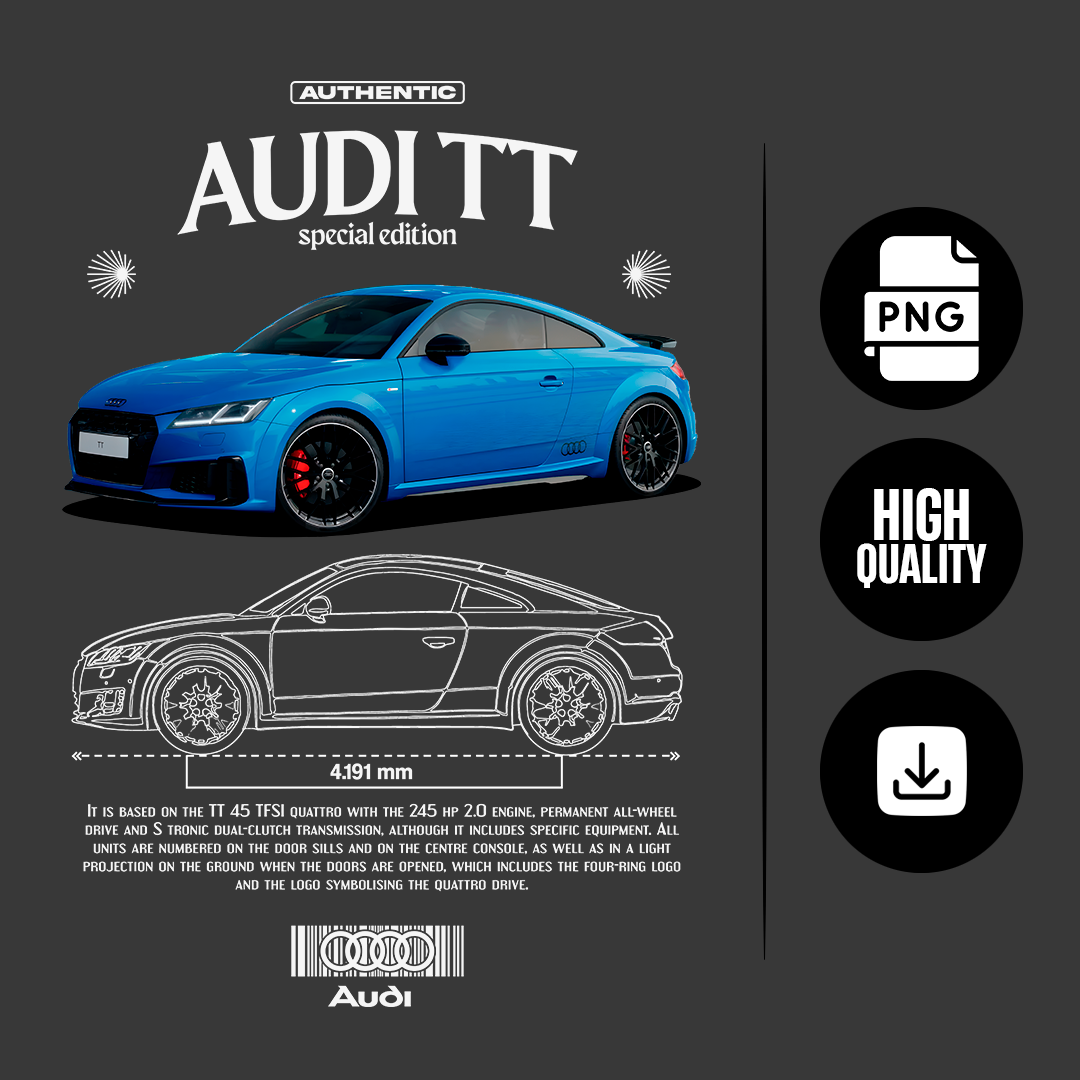 illustration car design - for print - digital product