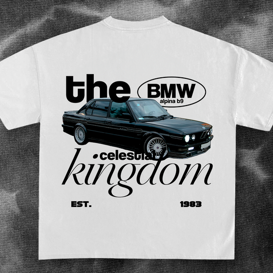 car t-shirt design - bmw alpine b9