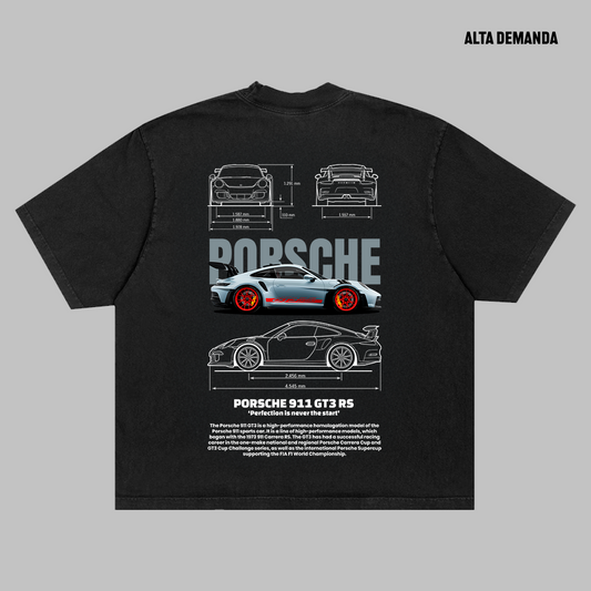 Plantilla Porsche 911 GT3 Rs t-shirt design