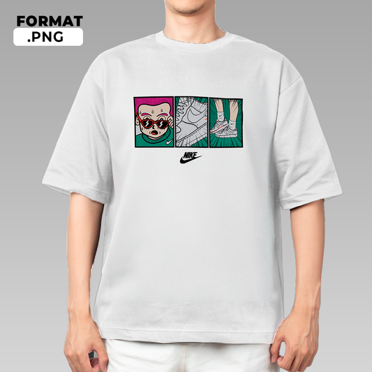Nike AIR force one - T-shirt design