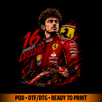 Iconic drivers f1 t-shirt design DTF halftone to print