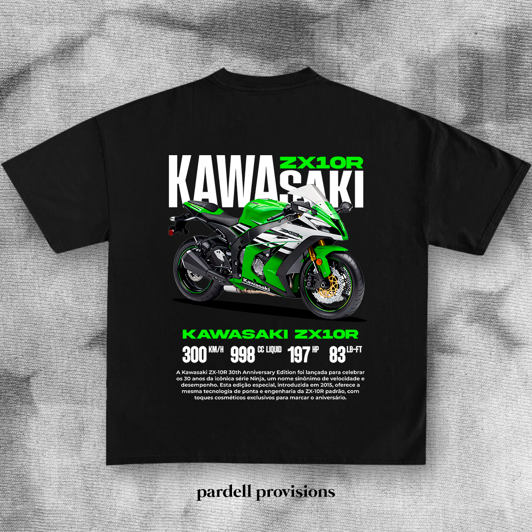 Kawasaki ZX10R 30th Anniversary - t-shirt design