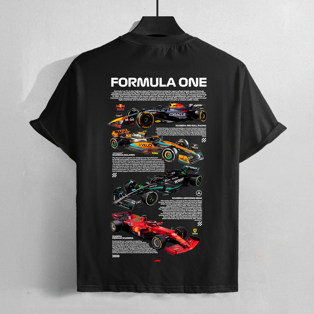 F1 design for printing on t-shirts