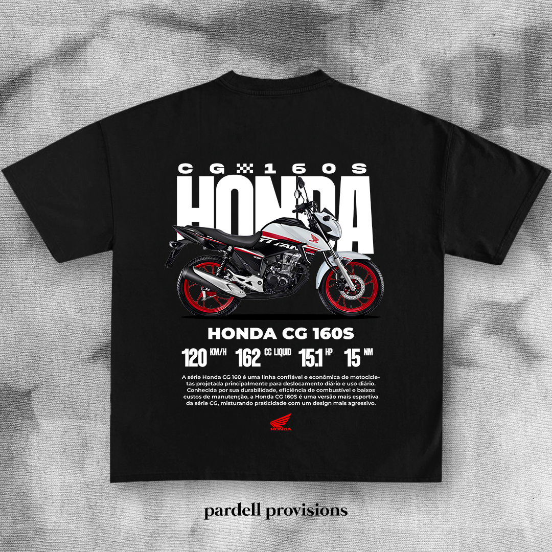 Honda CG 160s - t-shirt design