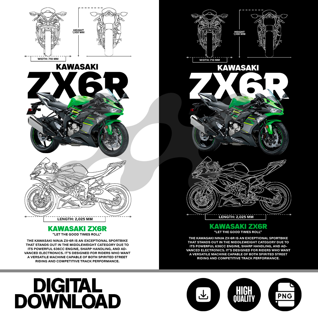 FILE, design motorcycle PNG - digital product
