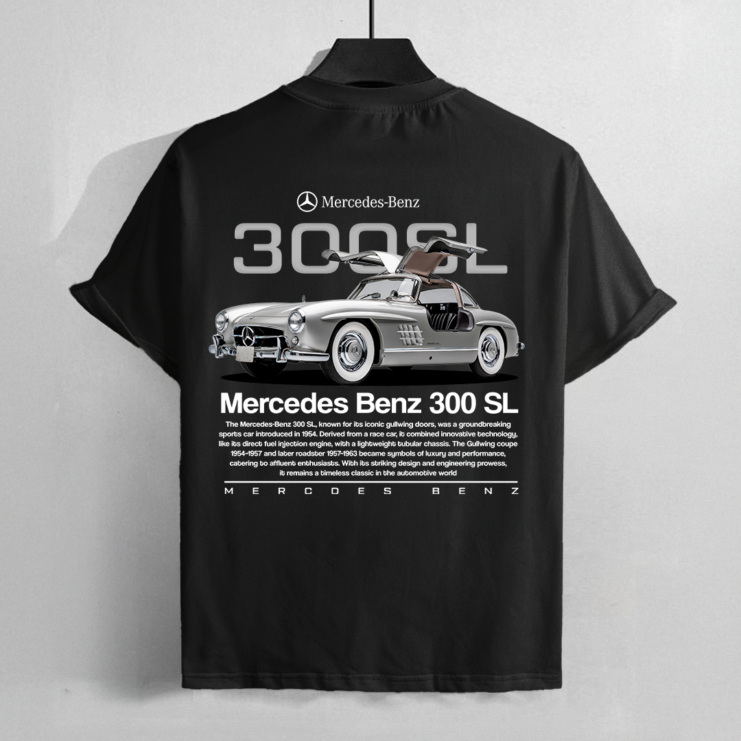 car t-shirt desing - Mercedes Benz 300 CSL