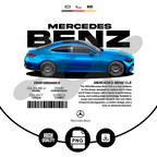 car t-shirt design - mercedes benz cle
