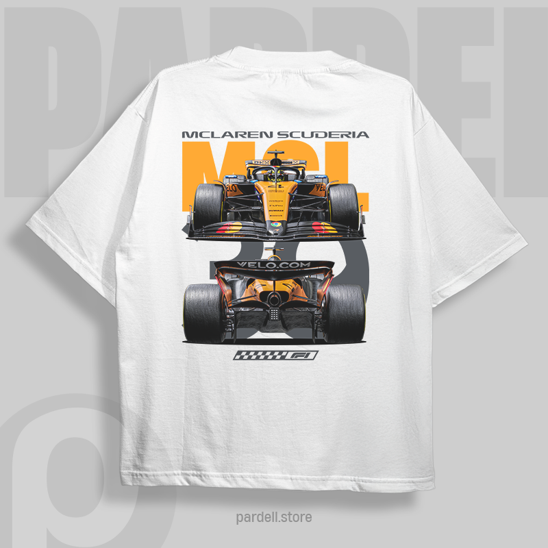 Template car MCL39 t-shirt design