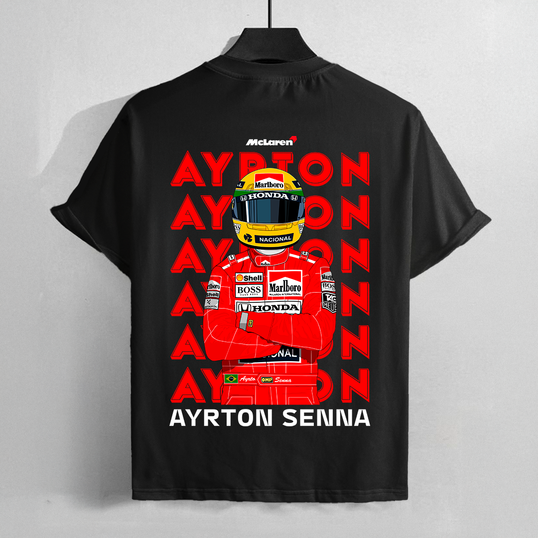 Graphic for print of Ayrton Senna #1 - t-shirt design