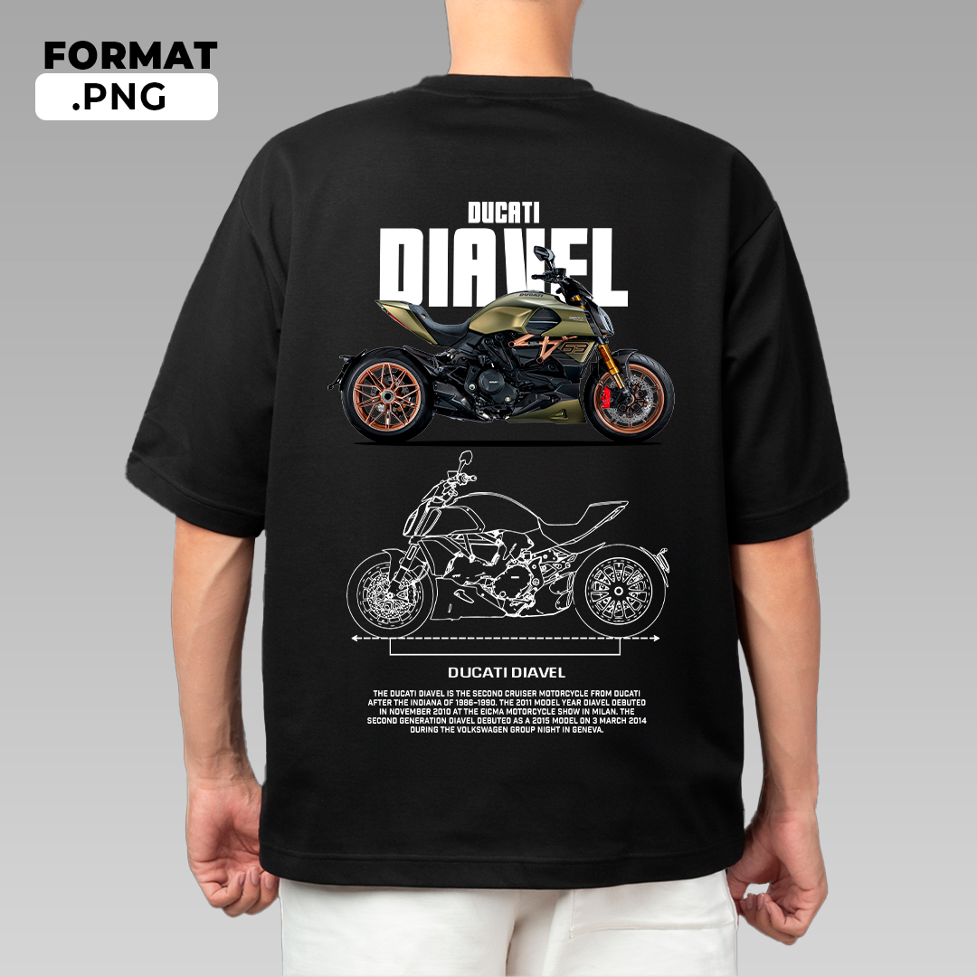 Ducati Diavel - T-shirt design