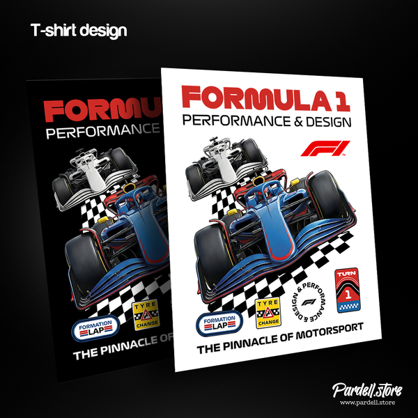 Digital File - F1 motorsport t-shirt design