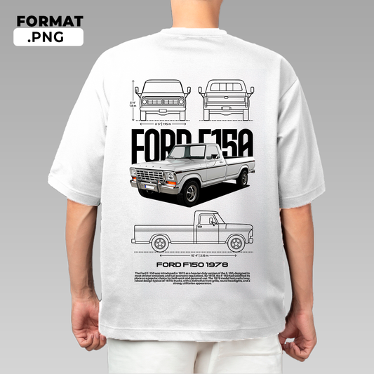 Ford F150 1978 - T-shirt design