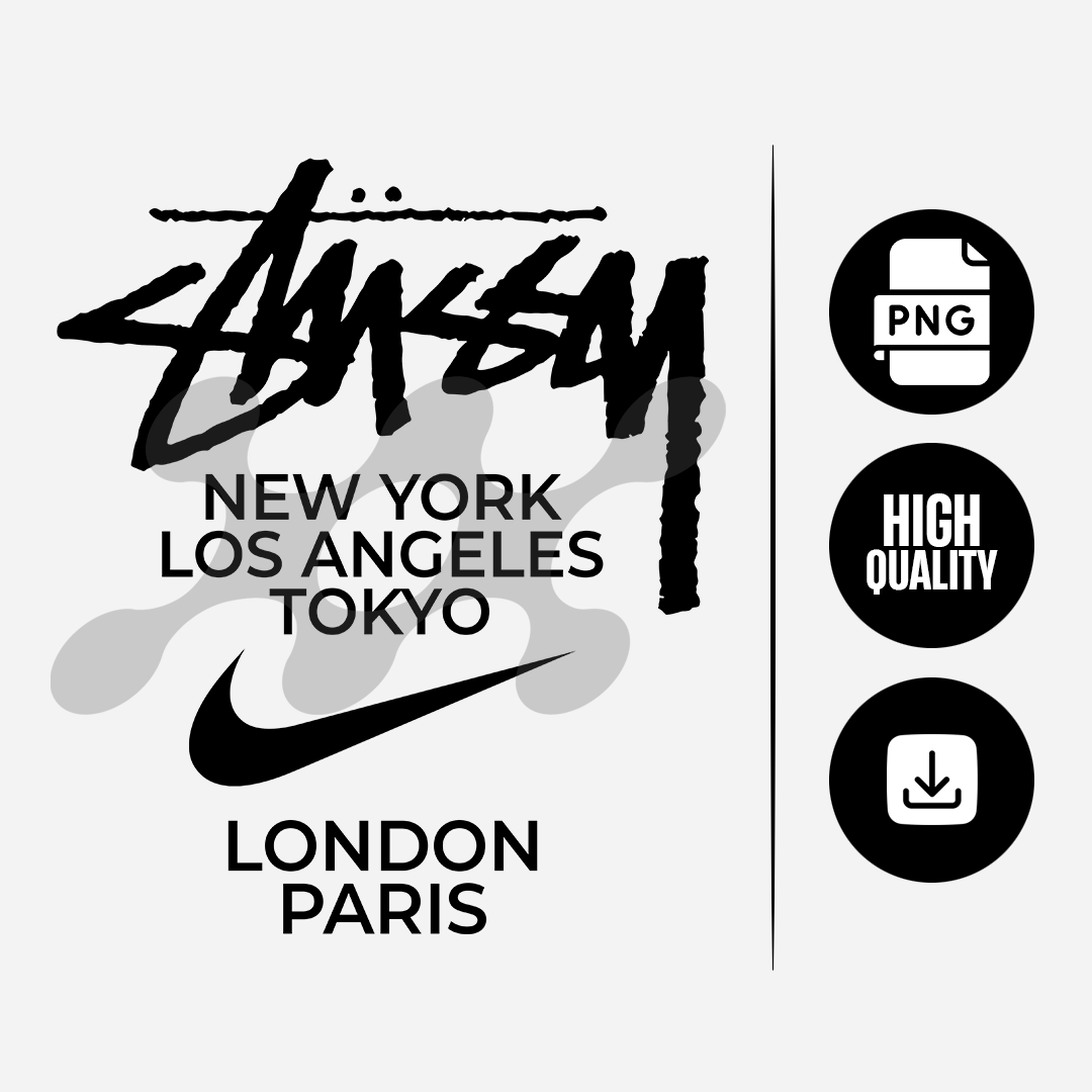 Stussy x Nik3 - T-shirt design
