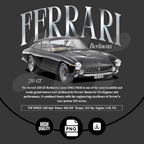 Sportscar-inspired T-shirt illustration – digital