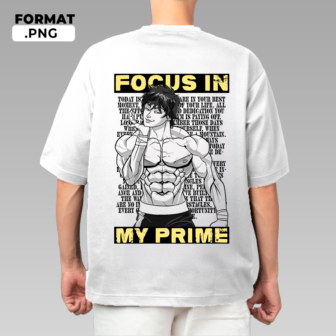 Focus in my Prime - T-shirt design