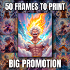 50 Template Frames to print