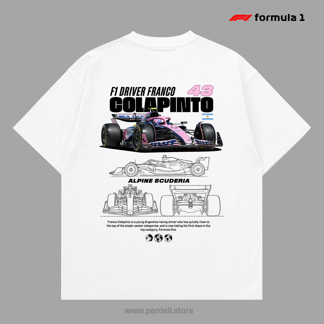 Template Franco Colapinto t-shirt design