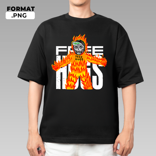 FREE HUGS -  T-shirt design