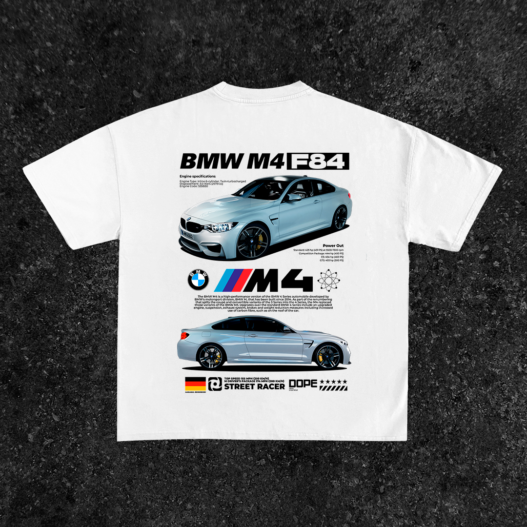 BMW M4 F84 - t-shirt design