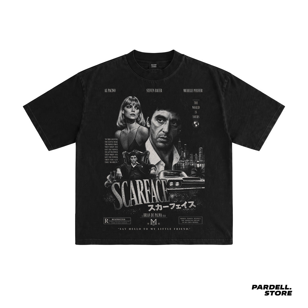 Streetwear scarface t-shirt design