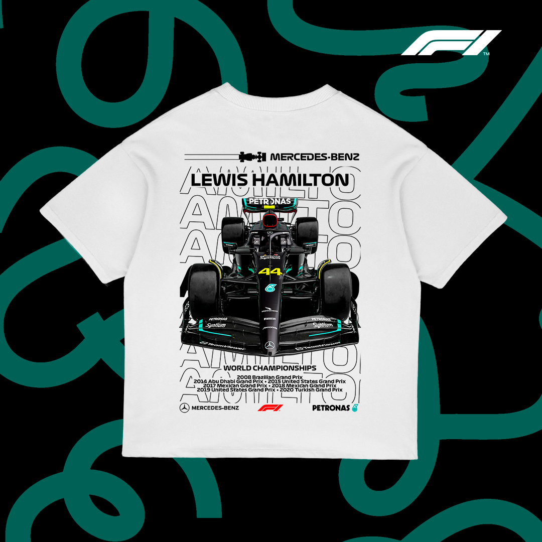 Lewis Hamilton Formula 1 Car - T-shirt design