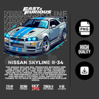 Street racing vibes T-shirt artwork – printable