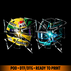 2 designs - F one drivers halftones tshirt designs