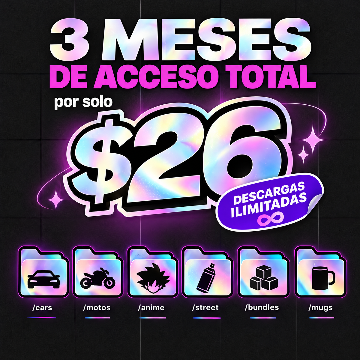 Full Acceso por 3 MESES. Catálogo completo de la tienda.🔥