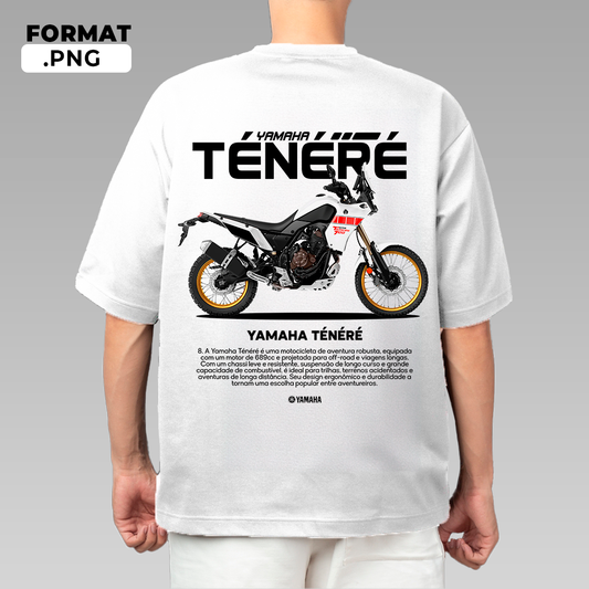 YAMAHA TENERE - T-shirt design