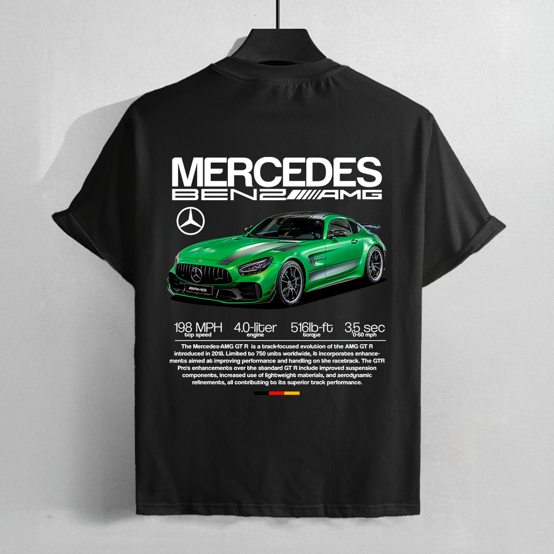 car t-shirt desing - mercedes benz amg gt pro