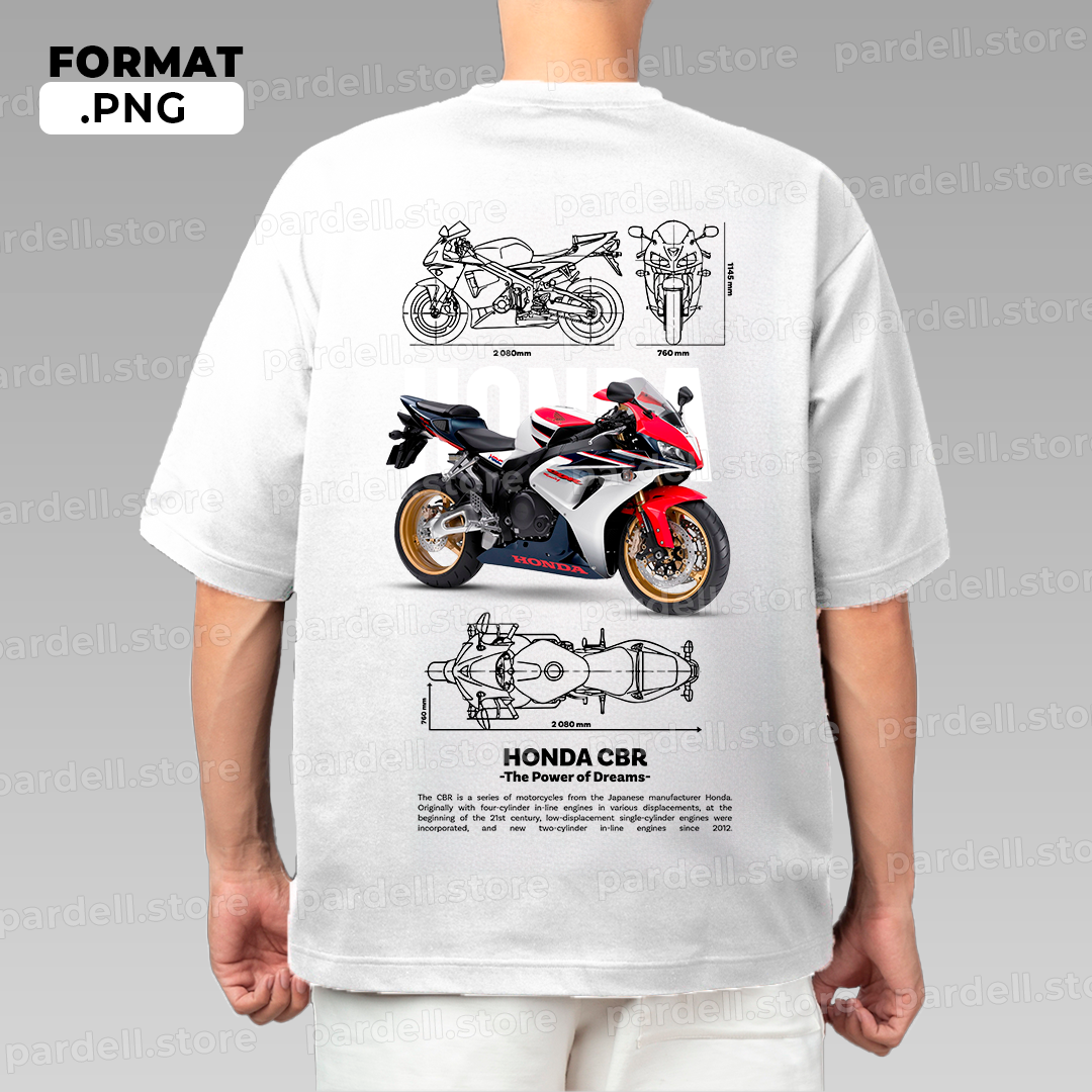 HONDA CBR BLACK AND RED