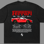 Sportscar-inspired T-shirt illustration – digital