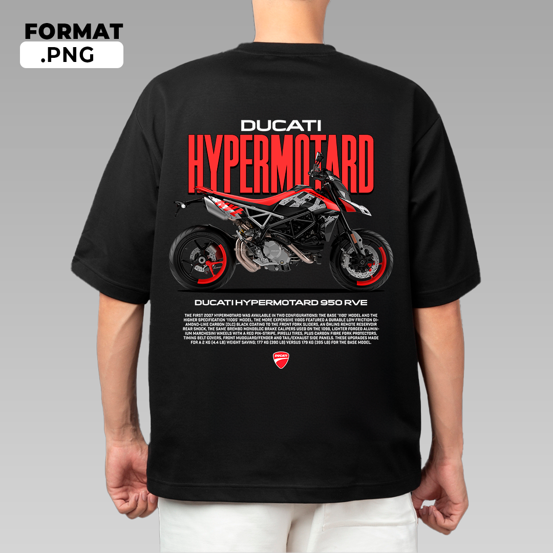 Ducati Hypermotard 950 RVE - T-shirt design