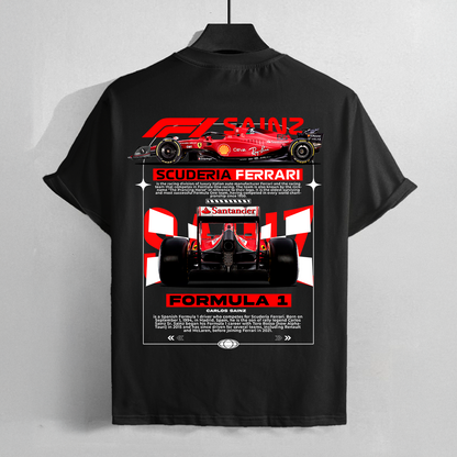 Sportscar-inspired T-shirt illustration – digital